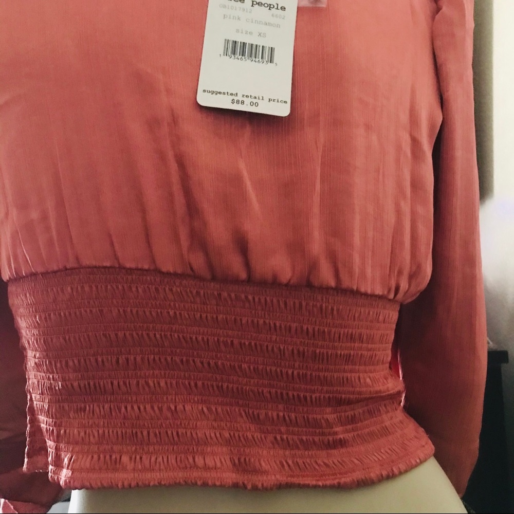 Free people silky xs petite blouse - Picture 9 of 9